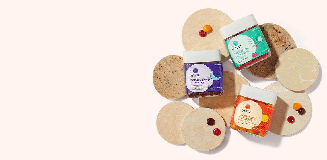 skin, hair, sleep gummies