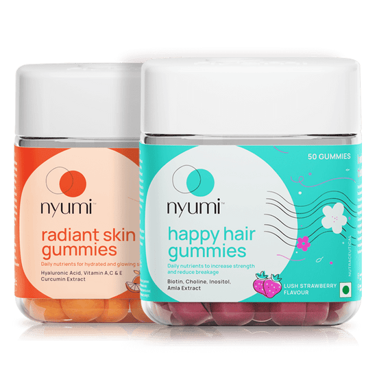 Skin gummies and hair gummies combo