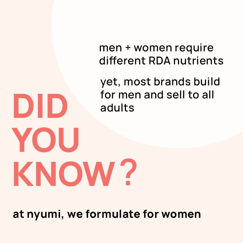 Multivitamin gummies for women